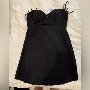 Selfie Leslie NEW Black Strapless Dress